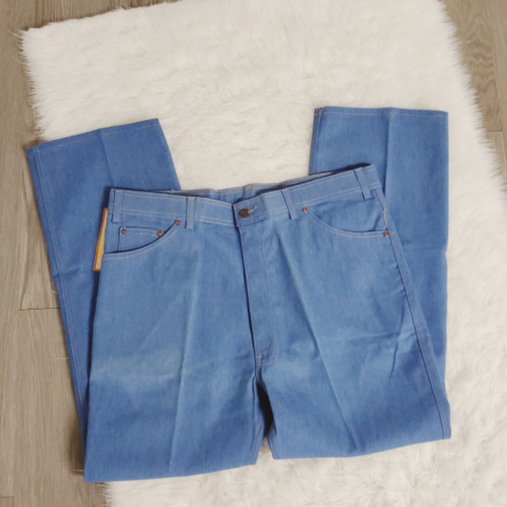NWT Levi's , vintage, action, retro, blue, dress - Picture 2 of 8